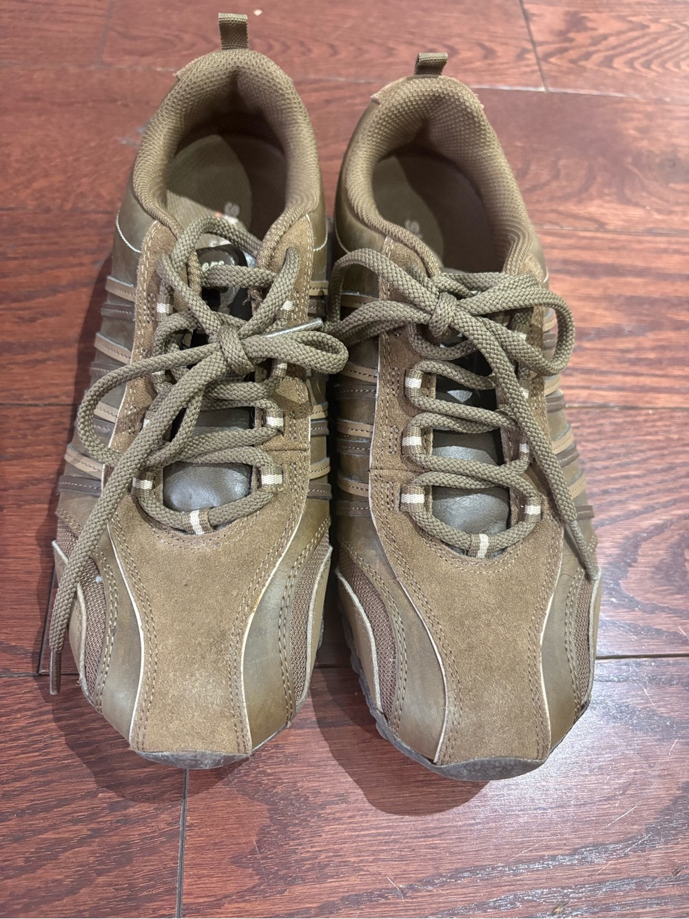 Skechers women’s  Lace-Up Sneakers in Brown